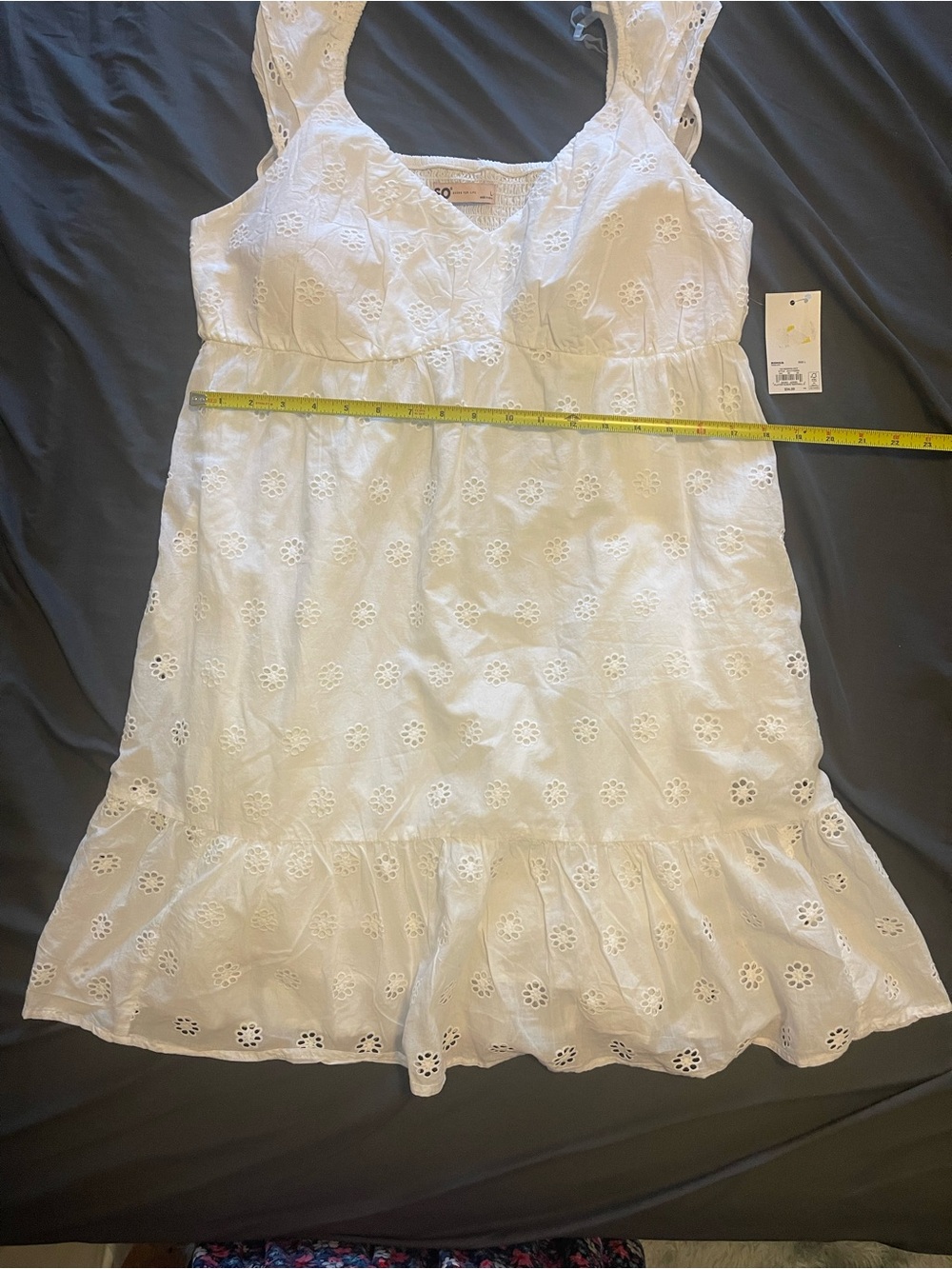 SO White Eyelet Summer Sundress